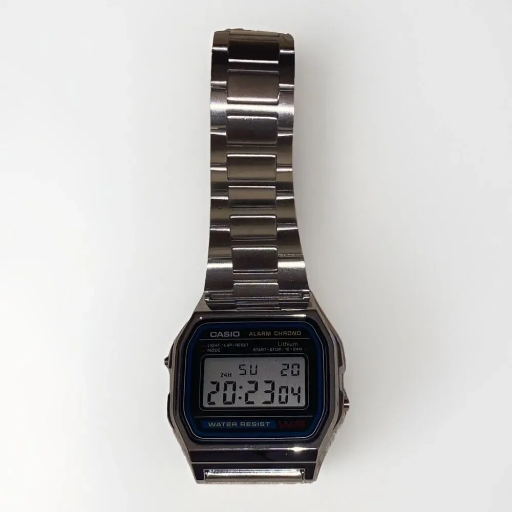 Rare Vintage Casio A158W Men’s Digital Sports Watch Module 593 JDM 1980s